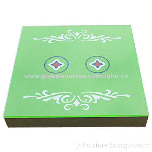 3Gang Smart Touch Switch, Crystal Panel with LED Indicator, 5-300W Total Rated Power
